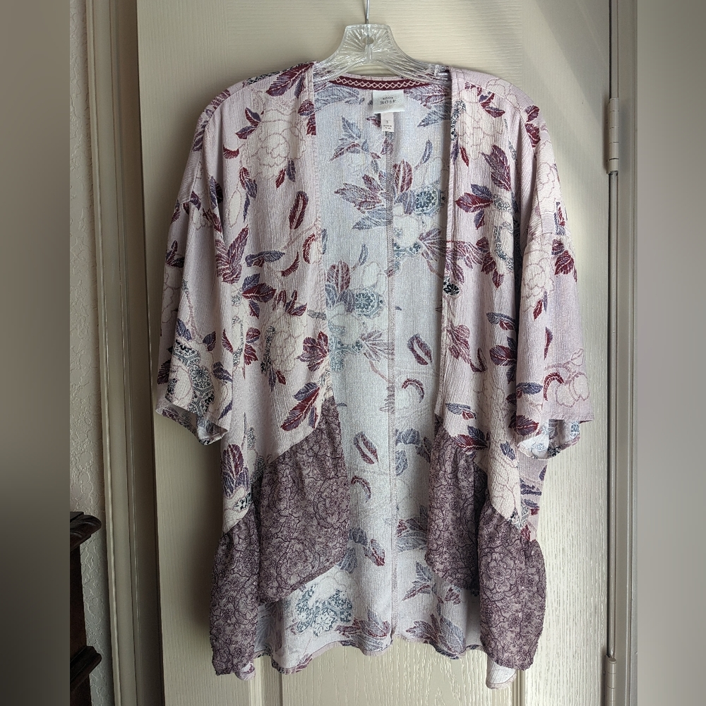Knox Rose Floral Print Boho Kimono